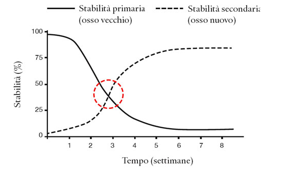 curva stabilità primaria e stabilità secondaria