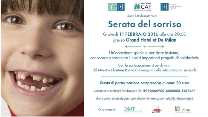 sorriso,bambini,cure gratuite, istituto stomatologico italiano,isi