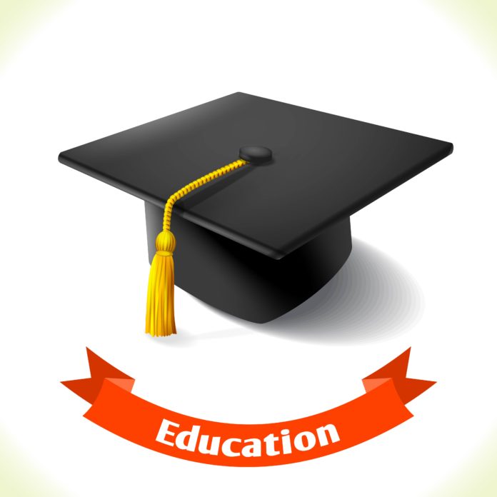 Education icon graduation hat